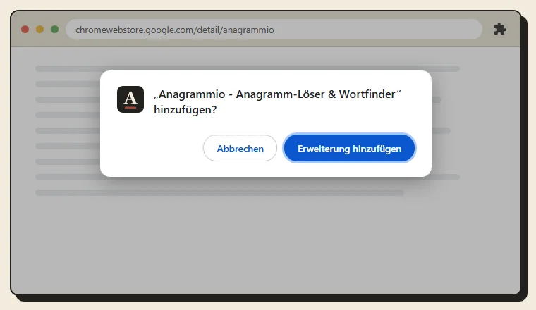 Das Bestätigungsfenster, Knopf Erweiterung hinzufügen